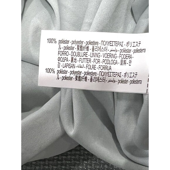 ZARA NEW WOMAN FITTED STRAPLESS MIDI DRESS WITH SATIN BOWS SEA GREEN SIZE LARGE - Picture 14 of 16